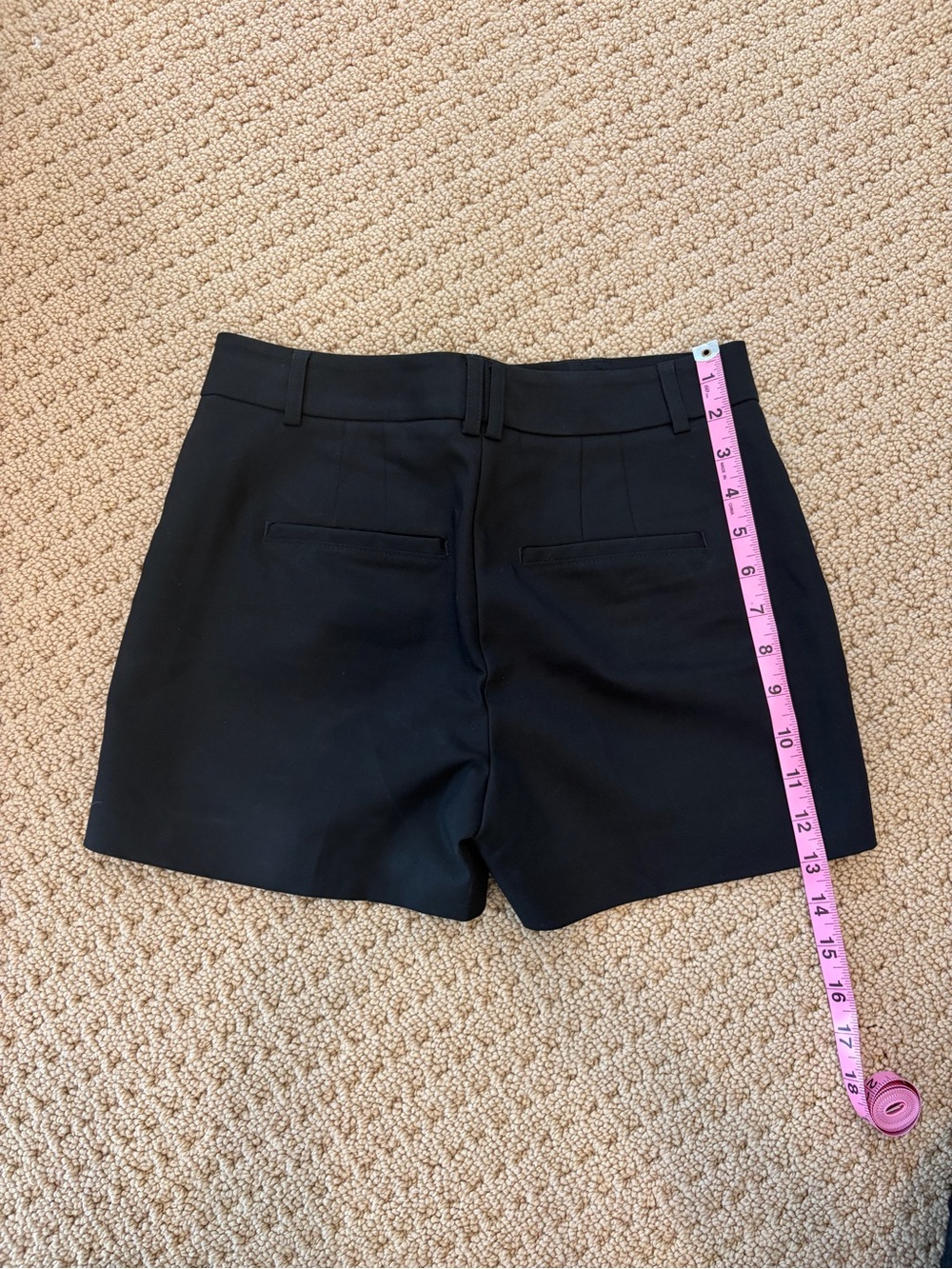 WHBM Black Women's Tailored Shorts (s0/5” inseam) - Worn once - Picture 3 of 4